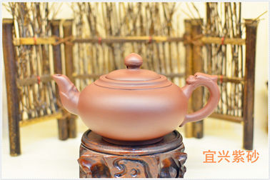 300ml Gong Fu Yixing Zisha Teapot Teaware สีม่วงดินเป็นมิตรกับสิ่งแวดล้อม SGS