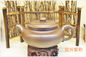 การจัดเลี้ยง Antique สีน้ำตาล Yixing Zisha Teapot Handmade 600ml สำหรับดื่ม