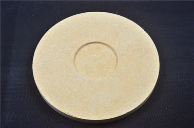 เตาเผา Cordierite Round Cordierite Baking Stone สำหรับฉนวนกันความร้อนเซรามิค
