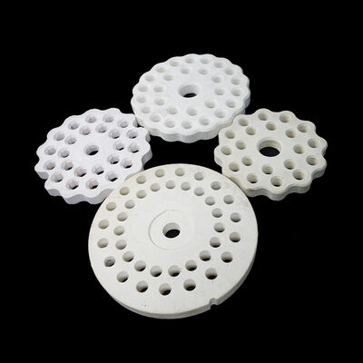 ความต้านทานแรงกระแทกทางอุณหภูมิ 250 Mullite Ceramic สารประกอบทางเคมี 3Al2O3 2SiO2 ความแข็ง 7 8 Mohs วัสดุอุตสาหกรรมทนทาน