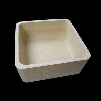 สี่เหลี่ยมไฟไหม้ Cordierite mullite saggar ออกแบบเพื่อความทนทานทางอุณหภูมิ