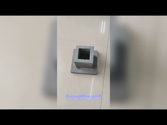 หนาทนทานต่อการกัดกร่อน สีดํา สูตรเตาอบซิลิคอนคาร์ไบด์ที่มี porosity 7-8%