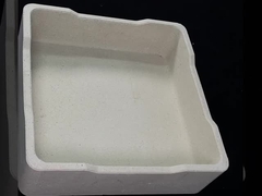 Corundum Mullite Sagger สีขาวหรือสีเหลืองที่มีความทนทานต่อความชื้นสูง