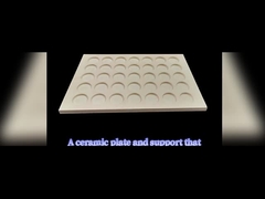 โครเดอริทเซตเตอร์เพลทที่ทนไฟ ทนต่อการกระแทกทางความร้อนสําหรับโลหะแป้ง