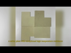 เครื่องแปรรูปสีเหลือง Zirconium Oxide กระเบื้องเซรามิก ทนทานการใช้งานตามต้องการ