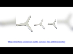 อุณหภูมิอัลลูมิเนียมออกไซด์เซรามิกเซรามิกเตาอบสติลท์ความทนทานต่อการกัดกร่อน